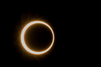 Solar eclipse, October 14, 2023, ISO100, 1/8000s, f/32, EF 600mm f/4L