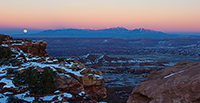 The Moon was rising over the Canyonlands.../   ...