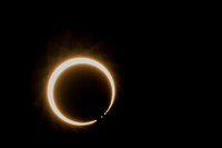 Solar eclipse, October 14, 2023, ISO100, 1/8000s, f/32, EF 600mm f/4L