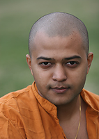Indian skinhead in the USA:)/   :)