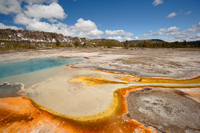 Colorful pools.../ ...
